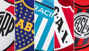 Los cinco grandes del fútbol argentino