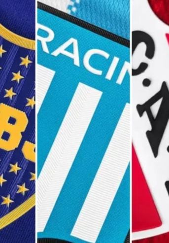 Los cinco grandes del fútbol argentino