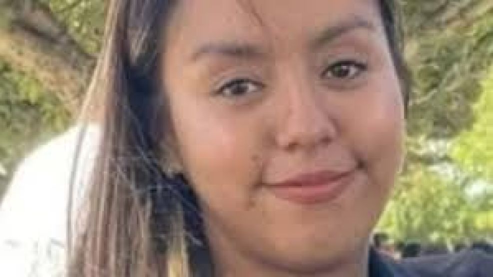 María José San Martín, la oficial de Policía de 25 años que es buscada.  