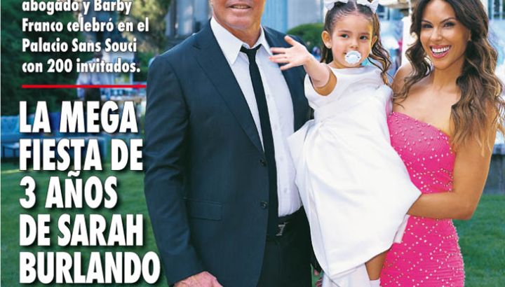 La mega fiesta de 3 años de Sarah Burlando
