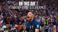 Francia recordó la final del Mundial 2022 en sus redes sociales