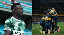 Marino Hinestroza en Boca