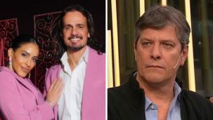 Celeste Muriega, Christian Sancho y Mario Pergolini