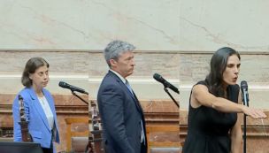 Las nuevas autoridades de la AGN - Rita Mónica Almada, Juan Ignacio Forlón y Cinthia Pamela Calletti