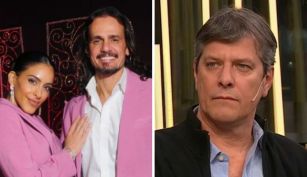 Celeste Muriega, Christian Sancho y Mario Pergolini