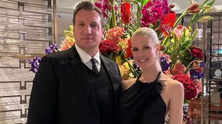 Maxi López y Daniela Christiansson