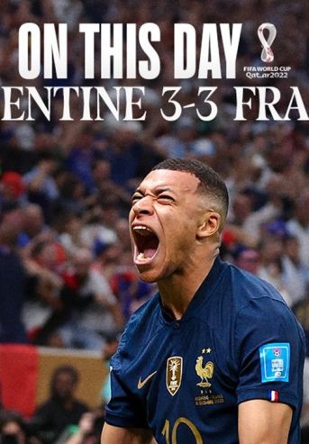 Francia recordó la final del Mundial 2022 en sus redes sociales