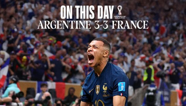 Francia recordó la final del Mundial 2022 en sus redes sociales