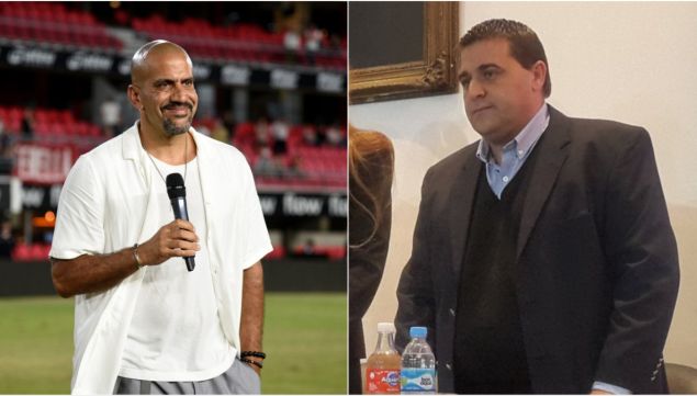 Juan Sebastián Verón y Pablo Toviggino