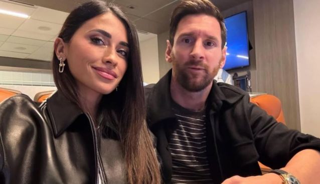 Lionel Messi y Antonela Roccuzzo