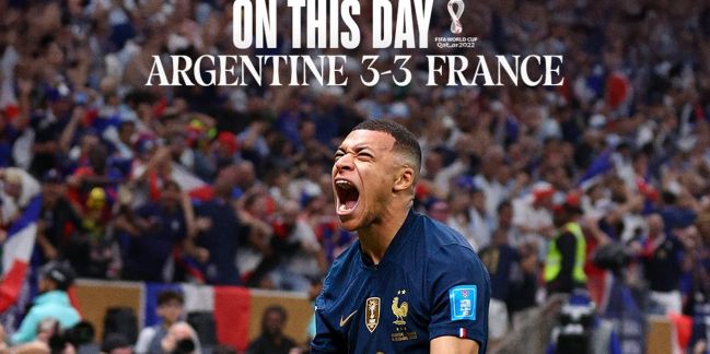 Francia recordó la final del Mundial 2022 en sus redes sociales