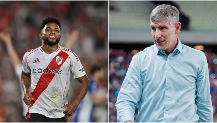 Martín Palermo y Miguel Borja