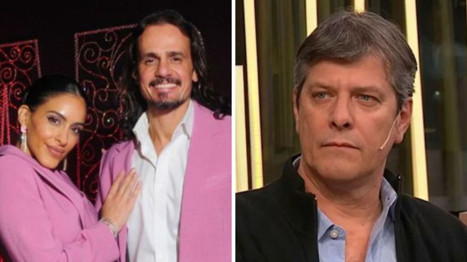 Celeste Muriega, Christian Sancho y Mario Pergolini