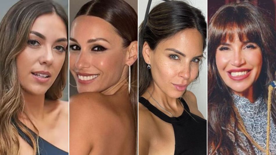 Pampita, Flor Peña, Barby Franco y Floppy Tesouro