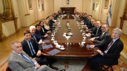 Javier Milei y su Gabinete reunidos con 20 gobernadores