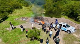 Operativo de quema de drogas terminó en escándalo en Chaco
