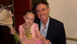 Roberto García Moritán y su hija Anita