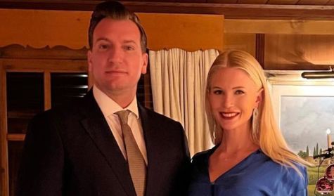 Maxi López y Daniela Christiansson