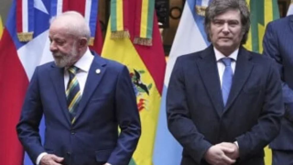 Frío glacial: Lula y Milei, en la cita del Mercosur.