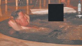 El vocero de Bill Clinton dijo que las fotos publicadas de su jefe son un plan de Trump