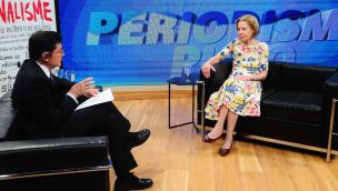 La jueza Inés Weinberg, con Jorge Fontevecchia en Periodismo Puro.