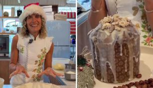 Maru Botana reveló su receta de pan dulce de Navidad