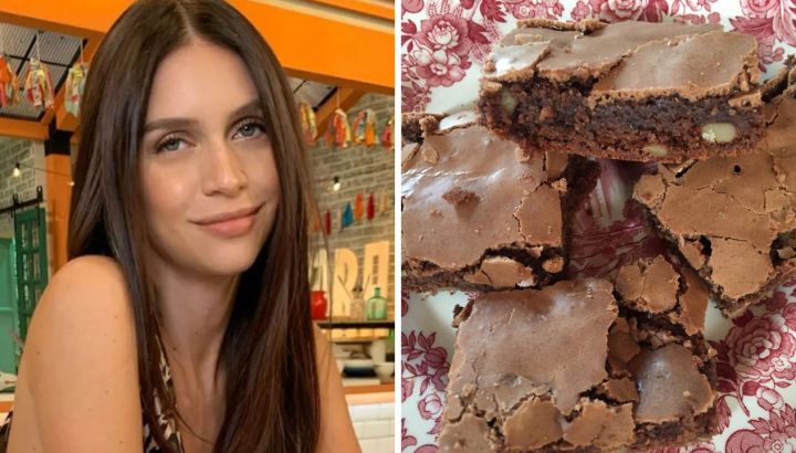 Zaira Nara reveló su receta de brownies rápidos de hacer y que son ideales para la cena navideña: listo en 25 minutos y pocos ingredientes