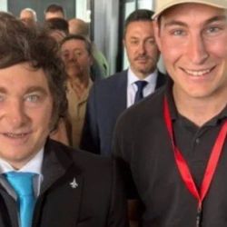 Javier Milei y Nicolas Promazio | Foto:CEDOC