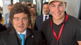 Javier Milei y Nicolas Promazio