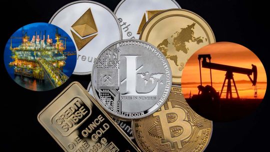 Oro Plata Bitcoin y Petróleo 22122025
