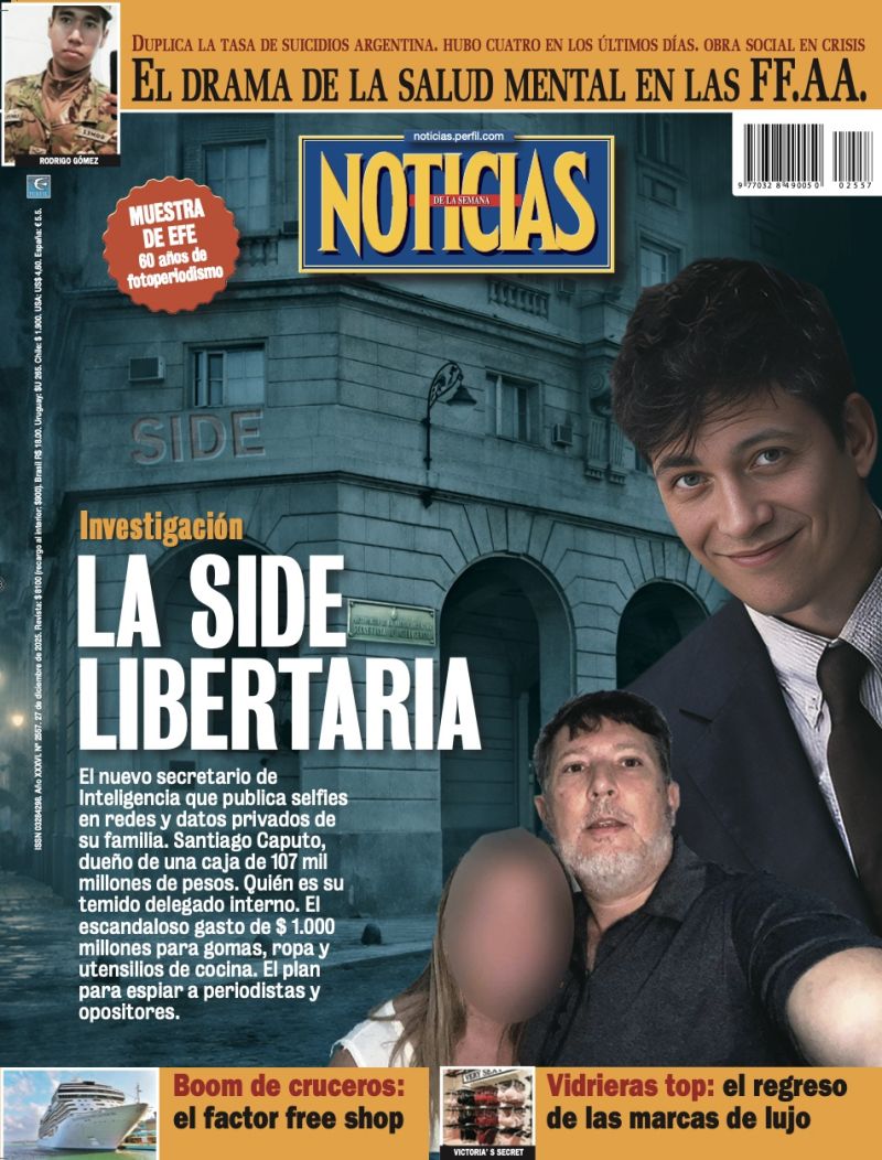 La tapa de NOTICIAS | Foto:Cedoc