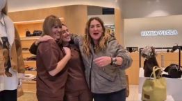 El festejo de las empleadas de uno de los locales de Bimba y Lola luego de que se anunciaran los ganadores de la Lotería de Navidad