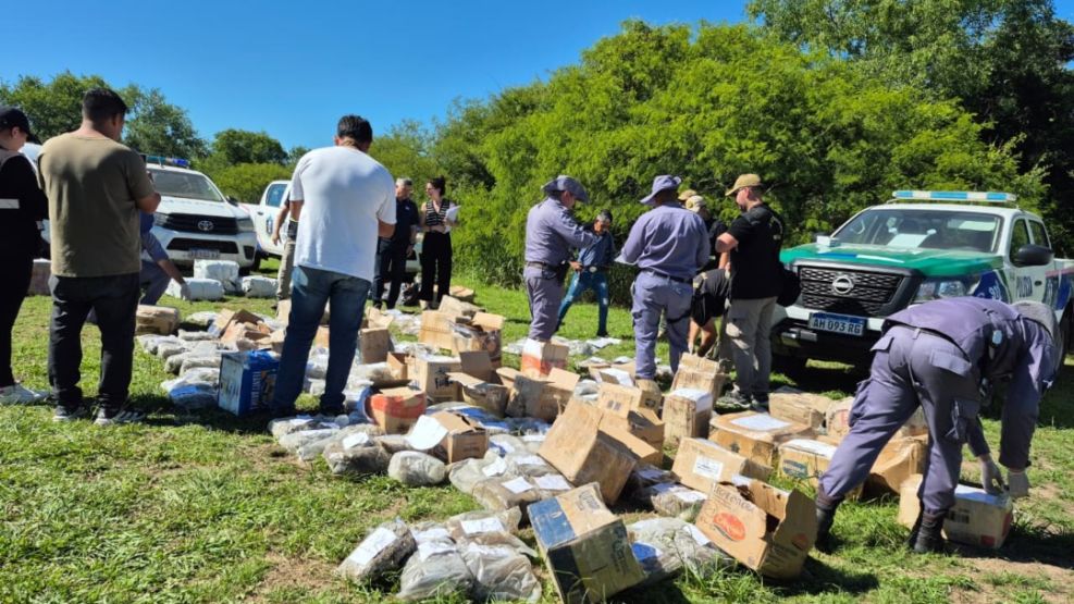 Operativo de quema de droga