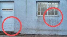 Así quedó la vivienda tras el ataque