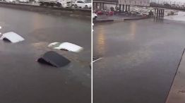 Autos bajo el agua en Panamericana 24122025