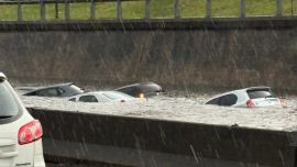 La tormenta en el AMBA en imágenes: granizo, inundaciones y caos en la Panamericana