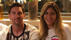 María Sol y Lionel Messi