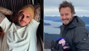 Mauro Icardi y Benjamín Vicuña
