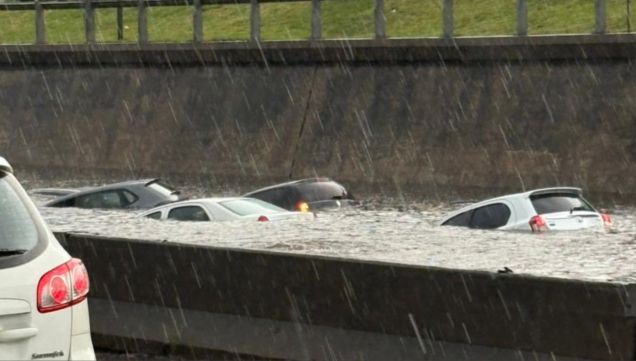 Tormentas en el AMBA, se inundó un conocido shopping de zona norte