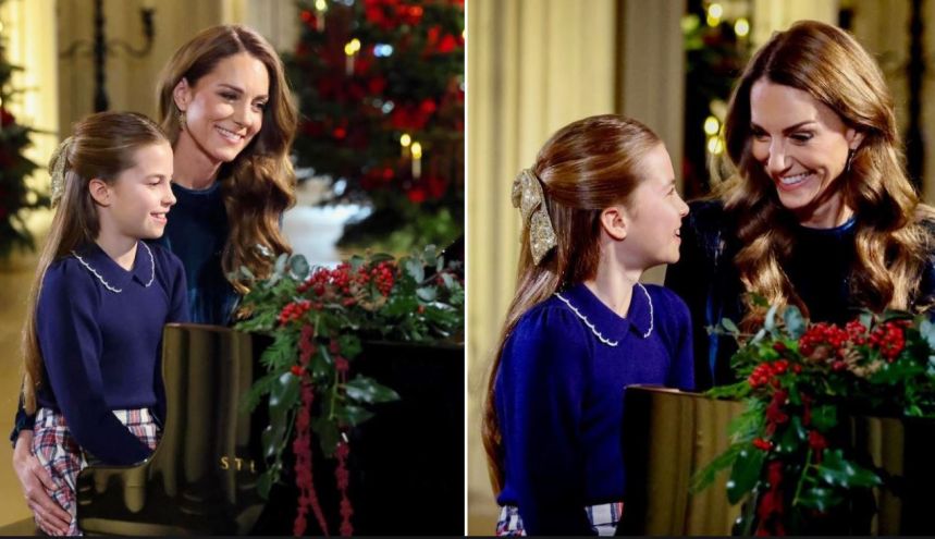 Kate Middleton y la princesa Charlotte
