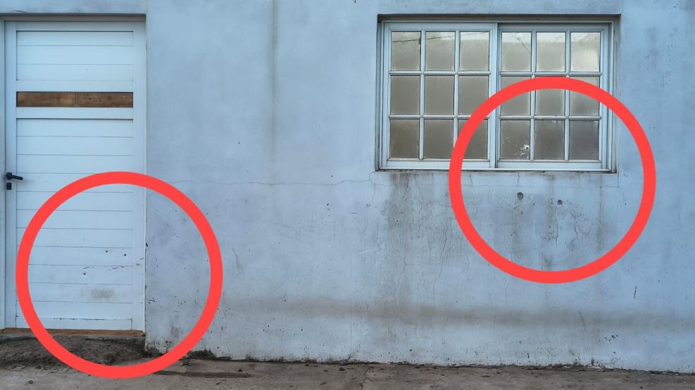 Así quedó la vivienda tras el ataque