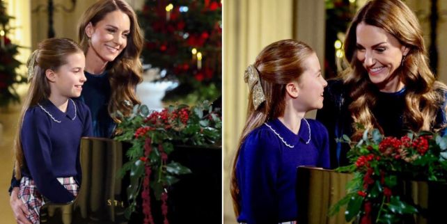 Kate Middleton y la princesa Charlotte