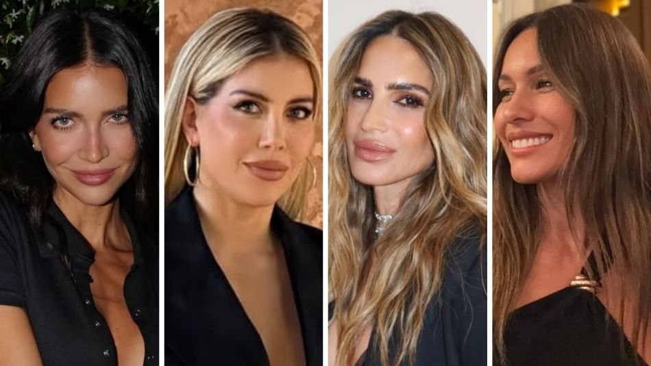 Zaira Nara, Wanda Nara, María Vázquez, Pampita