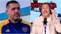 Juan Román Riquelme y Toti Pasman