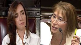 Victoria Villarruel y la senadora Cristina López 20251226
