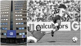 Agencia EFE y Maradona.