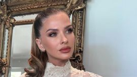 Cuánto costó el exclusivo vestido romántico chic que lució la China Suárez en Navidad