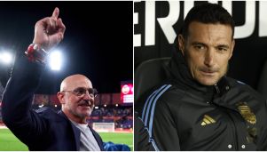 Luis de la Fuente y Lionel Scaloni