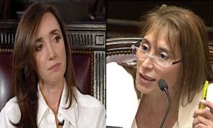 Victoria Villarruel y la senadora Cristina López 20251226
