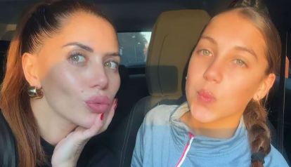 Valeria Aquino y su hija Alma